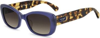 Kate Spade New York Beryl 2/G/S Asian Fit PJP/HA Womens Sunglasses Blue Size 53