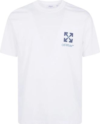 Off-white Small Arrow Regular Short Sleeves Tee - Heren - T-shirts - Wit - S - Katoen - Tops