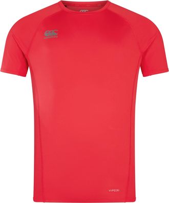 Canterbury Of New Zealand Heren Klein Logo Super Light T-Shirt (Vlag rood)