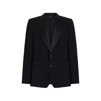 Dolce & Gabbana Single-breasted Two-piece Wool Tuxedo Suit