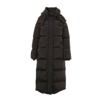 Woolrich Parkas, female, Black, Size: XS Black Long Parka Coat