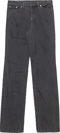 Alexander McQueen Jeans con ricamo - Grigio