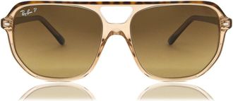 Ray-Ban RB2205 Bill One Polarized 1292M2 Mens Sunglasses Brown Size 57