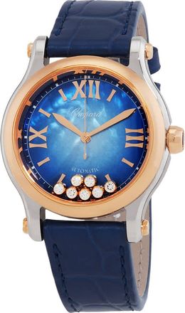 Chopard Happy Sport Automatic Blue Dial Ladies Watch 278578-6003