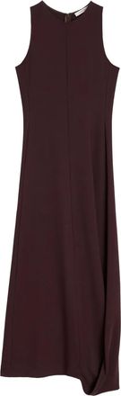 Christophe Lemaire Midi-jurk met gedraaide zoom - Rood