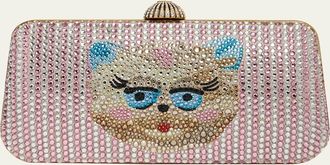 Valentino Garavani Le Chat De La Maison Crystal Minaudiere Clutch Bag