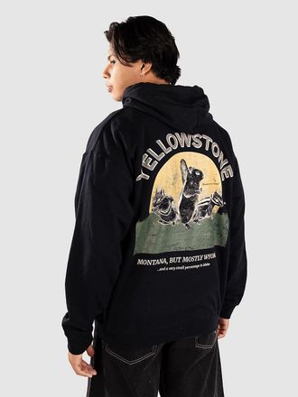 Dravus Yellowstone Felpa con Cappuccio nero