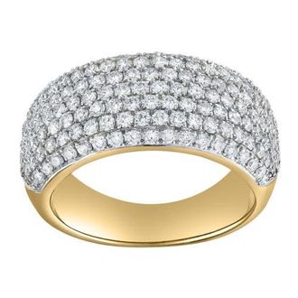 LuvMyJewelry Grandeur 1.50 Ct Natural Diamond 10K Gold Ring in 10K Yellow Gold at Nordstrom, Size 7.5