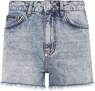 Philipp Plein Denim Korte Broek Love