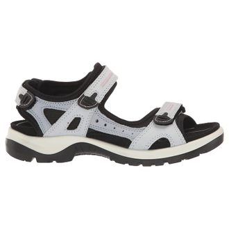 Ecco Ecco Offroad 069563 Leather Textile Womens Hook and loop Sandals - Air Dusty Blue - Size:UK 5-5.5