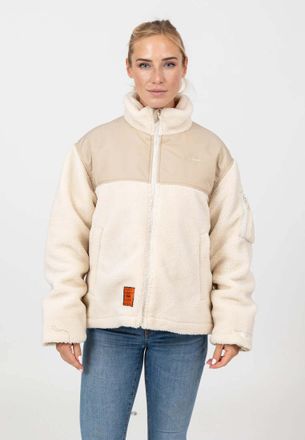 Bombers Original Fleecejacke BOMBERS ORIGINAL Bombers Original Fleecejacke Moncton-W, Damen, Gr. XXL, beige, Obermaterial: 100% Polyester PES., Jacken Fleecejacke