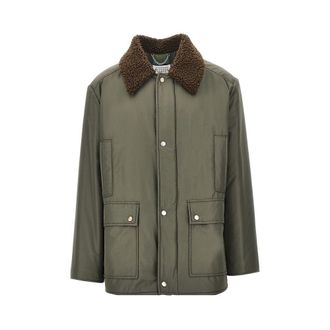 Maison Margiela Padded jacket with shearling-effect collar Man 50