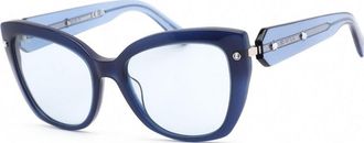 Swarovski Womens SK0391-5490V SK0391 54 5490V Sunglasses - Blue - One Size