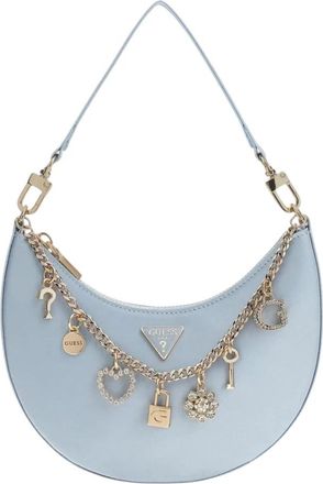 Guess Tasmin Mini Schoudertas - Dames - Schoudertassen - Blauw - ONE Size - Tassen
