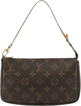 Louis Vuitton Pre-owned Shoulder Bags, female, Brown, Size: ONE SIZE Pre-owned Monogram Pochette