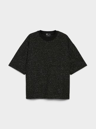 Le 31 Mens Silver thread boucl&eacute; T-shirt