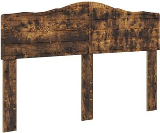 vidaXL Cabecero Roble Ahumado 160 Cm Madera Contrachapada Vidaxl