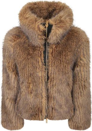 Moose Knuckles Sutton Bunny Jacket - Dames - Jassen - Bruin - M - Polyester - Jassen
