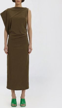 Jacquemus Abito midi Jacquemus in cotone e seta
