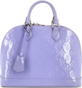 Louis Vuitton Alma Handbag Monogram Vernis PM satchel - Purple