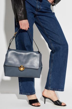 Furla Shoulder Bag Domus Medium, Womens, Navy Blue