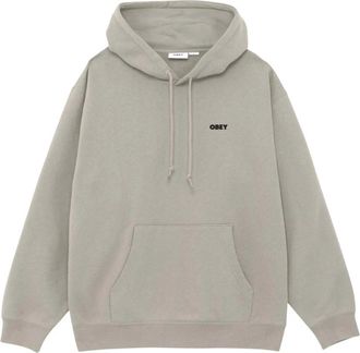 Obey Quarter Icon Hoodie - Heren - Hoodies - Beige - S - Katoen - Hoodies & sweatvesten