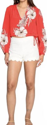 Elizabeth & James Jojo Shorts In Khaki