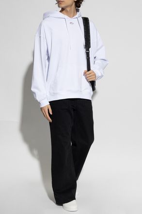 Diesel Hoodie S-BOXT-HOOD-DCO, Mens, White