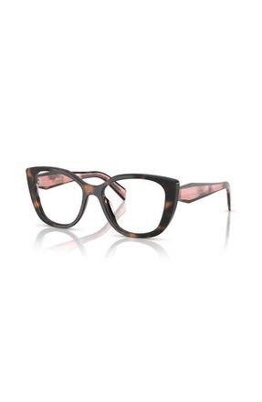Prada 53mm Cat Eye optical glasses in Tortoise at Nordstrom