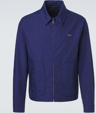 Prada Giacca blouson in tessuto tecnico