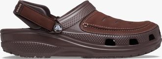 Crocs 207689-23D YUKON VISTA II LITERIDE Mens Clogs Espresso/Mushroom - Brown - Size UK 13