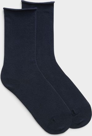 Bleuforêt Womens Velvety cotton socks