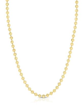 Glaze Jewelry Gold Over Silver Ball Chain Necklace