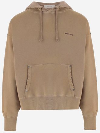 Golden Goose Felpa con cappuccio in cotone Golden Goose
