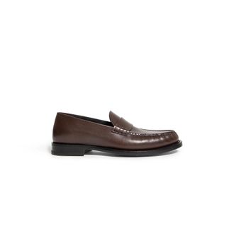 The Row Novus leather loafers