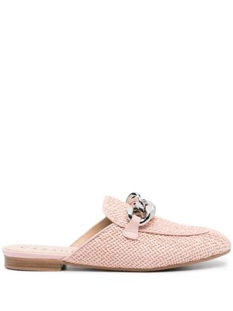 Casadei Antilope Hanoi slippers - women - Leather - 39 - Pink