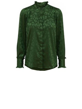 Karmamia Womens Trinity Shirt In Cactus Leo Jacquered