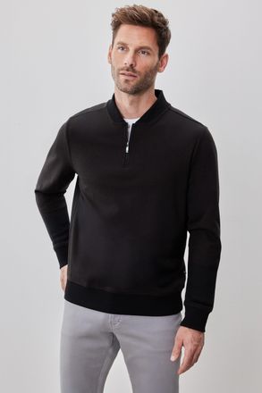 Robert Barakett Vance Baseball Collar Quarter Zip