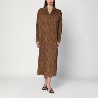 Max Mara Olive green shirt dress in cotton