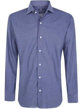 Barba Shirt Classic Blue Chevron