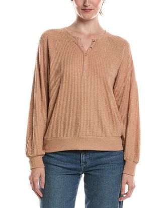 Michael Stars Eira Henley Raglan
