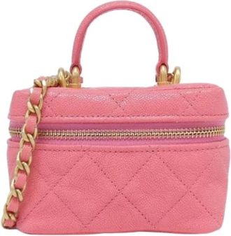 Chanel Pre-owned Mini Bags, female, Pink, Size: ONE SIZE Pre-owned Vintage Mini Bag