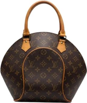Louis Vuitton Pre-owned Ellipse PM - Dames - Vintage Handtas - Bruin - ONE Size - Leer - Vintage