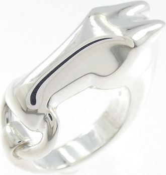 Herm&egrave;s Silver 925 Band Ring (Pre-Owned)