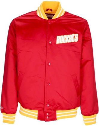 Mitchell & Ness Bomberjacks - Heren - Bomber jackets - Rood - S - Satijn - Jassen