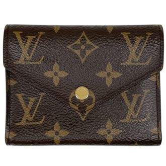 Louis Vuitton Brown Monogram Wallet (Tri-Fold) (Pre-Owned)