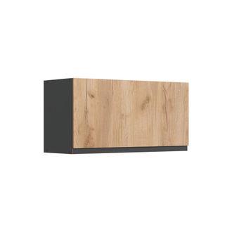 Vicco Armario Colgante R-line, Roble Dorado/antracita, 80 Cm Plano, Vicco