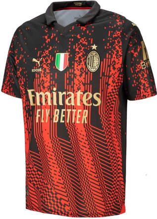 Puma Ac Milan 2022/2023 4th Away Champions Jersey Stadium Version Red 77336201