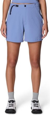 Mountain Hardwear Peak Rambler Water Repellent Shorts in Best Coast Blue at Nordstrom, Size 4