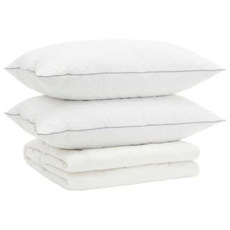 vidaXL Set Di Piumoni In Piume Doca Al 90% Fulda 3 Pz 200 X 220 Cm Vidaxl